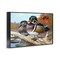 Stupell Industries Duck Pair on Driftwood Framed Giclee Wall Art Design by Rod Lawrence